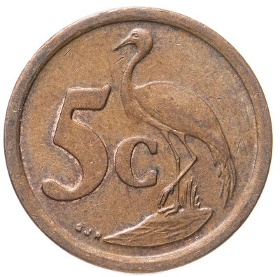 купить ЮАР 5 центов (cents) 1995