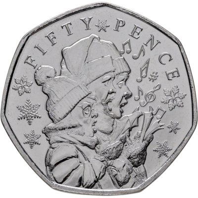 купить Гернси 50 пенсов 2021 "Рождественские традиции"