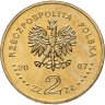 Купить Польша 2 злотых (zlote) 2007  "История польской кавалерии - Рыцарь 15 века"