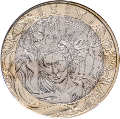 купить Франция 5 евро 2025 "Знаки зодиака - Близнецы"