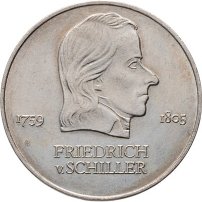 купить Германия ГДР 20 марок 1972 Фридрих фон Шиллер