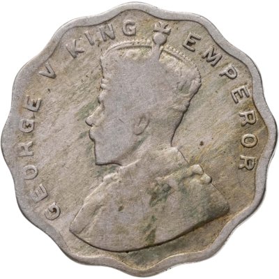 купить Индия (Британская) 1 анна (anna) 1924 Без отметки монетного двора