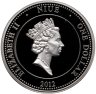 Купить Остров Ниуэ 1 доллар 2012 Proof «Кузбасс шахтер с вставкой из угля» в футляре с сертификатом
