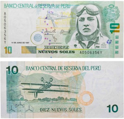 купить Перу 10 соль 1997