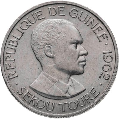 купить Гвинея 5 франков (francs) 1962