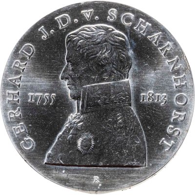 купить Германия, ГДР 10 марок 1980 "225 лет со дня рождения Герхарда фон Шарнхорста"