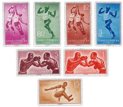 купить Экваториальная Гвинея набор из 7 марок 1958