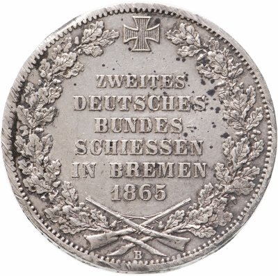 купить Германия 1 талер 1865 "Фестиваль стрельбы"