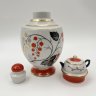 Купить Чайница "Красная смородина", автор формы Э.М. Криммер, автор рисунка Л.В. Щекатихина-Потоцкая, фарфор, роспись, золочение, Ленинградский фарфоровый завод (ЛФЗ), СССР, 1960-1970 гг.