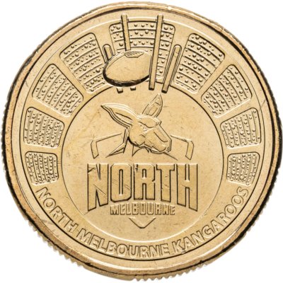 купить Австралия 1 доллар (dollar) 2024 "Австралийская футбольная лига - North Melbourne Kangaroos"