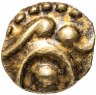 Купить Маратхская империя, анонимный выпуск, 1685-1800 годы, золотой Фанам.