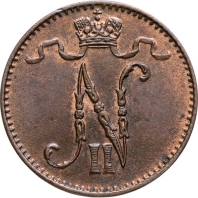 купить 1 пенни (penni) 1909 Российская Финляндия