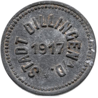 купить Германия "Диллинген" 5 пфеннигов 1917 нотгельд