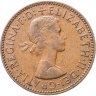 Купить Великобритания 1/2 пенни (penny) 1962