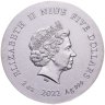Купить Ниуэ 5 долларов 2022 "Змея Зеленая мамба", в футляре с сертификатом