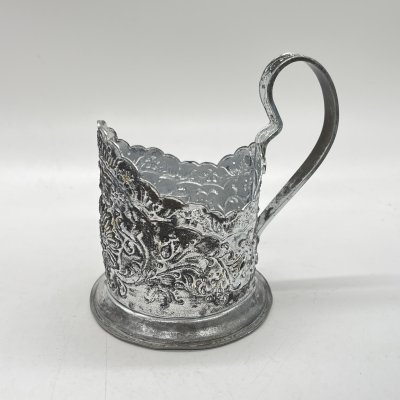 купить Подстаканник "Цветок", металл, Ленэмальер (Ленинградский эмальер), СССР, 1950-1975 гг.