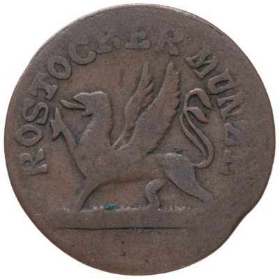 купить Германия, Росток 3 пфеннига 1824