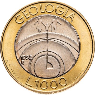 купить Сан-Марино 1000 лир (lire) 1998 "Геология"