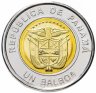 Купить Панама 1 бальбоа (balboa) 2019 год Церковь Сан Франсиско-де-Асис