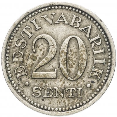 купить Эстония 20 сентов (senti) 1935