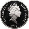 Купить Новая Зеландия 20 центов (cents) 1992, в слабе Монетник.ру PF68