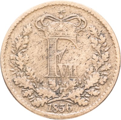 купить Дания 1 скиллинг ригсмонт (скиллинг-ригсмёнт, skilling rigsmont) 1856