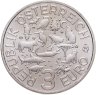 Купить Австрия 3 евро 2019 "Речной рак"