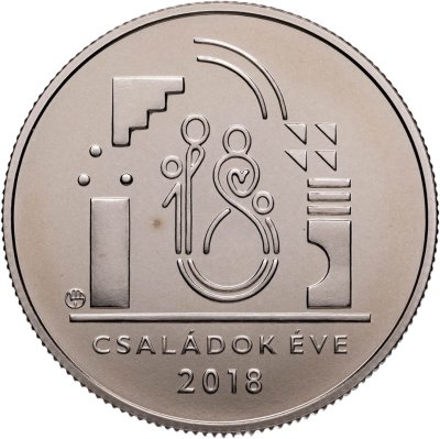 купить Венгрия 2000 форинтов 2018 "Год семьи" в капсуле