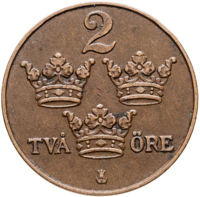 купить Швеция 2 эре (ore) 1909