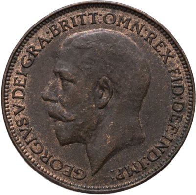 купить Великобритания 1 фартинг (farthing) 1925