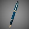 Купить Ручка-роллер Aurora Ipsilon Deluxe Blue GT, в подарочной коробке, Лаки и смолы: лак, позолота, позолота, смола, 2026 г.