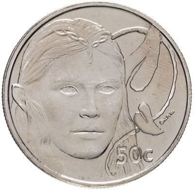 купить Новая Зеландия 50 центов 2003 "Властелин колец - Галадриэль"