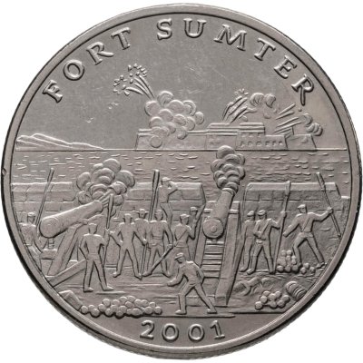 купить Либерия 5 долларов (dollars) 2001 "Форт Самтер"