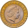 Купить Великобритания 2 фунта (pounds) 2006 "200 лет со дня рождения Изамбарда Кингдома Брунеля — мост Альберта"