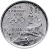 Купить Сан-Марино 5 лир (lire) 1980 "XXII летние Олимпийские Игры, Москва 1980"