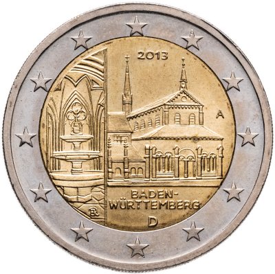 купить Германия 2 евро (euro) 2013 D "Федеральные земли Германии. Баден-Вюртемберг"