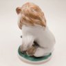 Купить Статуэтка "Заяц во хмелю", скульптор Б.Я. Воробьев, фарфор, роспись, золочение, Ленинградский фарфоровый завод (ЛФЗ), СССР, 1950-1960 гг.