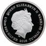 Купить Тувалу 50 центов 2016 «Снежный Барс»