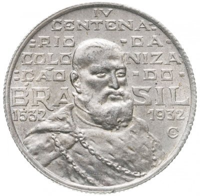 купить Бразилия 2000 реалов (рейс, reis) 1932 "400 лет колонизации Бразилии"