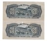 Купить Куба 20 сентаво 1897 года P-53 Сцепка из 2 банкнот