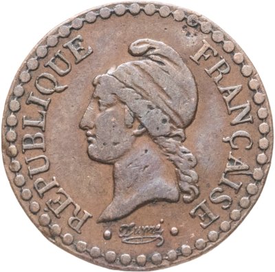 купить Франция 1 сантим (centime) 1848