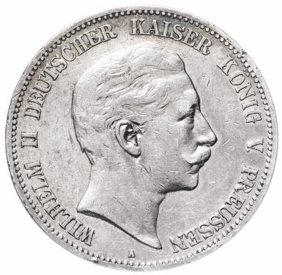 купить Германская Империя (Пруссия) 5 марок (mark) 1904