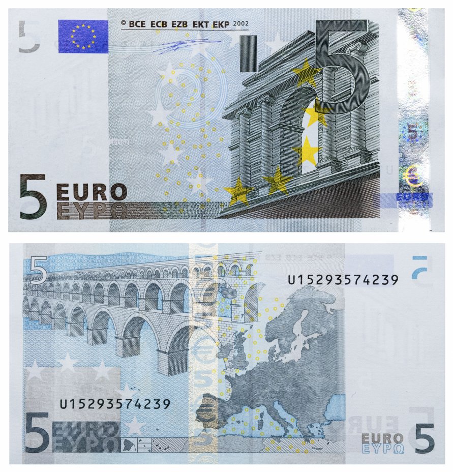 купить Евросоюз 5 евро 2002 (Pick **)