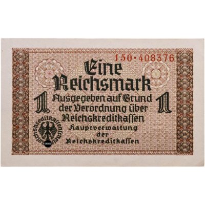 купить Германия 1 рейхсмарка (reichsmark) 1940-1945 "Немецкие оккупационные территории"