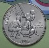 Купить США 50 центов 1995 "XXVI летние Олимпийские Игры, Атланта 1996 - Бейсбол" (в буклете)