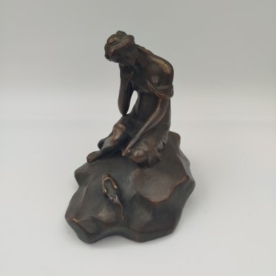 купить Статуэтка "Девушка с кувшином" ("Царскосельская статуя"), по модели скульптора П.П. Соколова, металл, СССР, 1970-1990 гг.