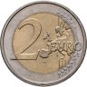 Купить Люксембург 2 евро 2009 "90 лет со дня вступления на престол великой герцогини Шарлотты"