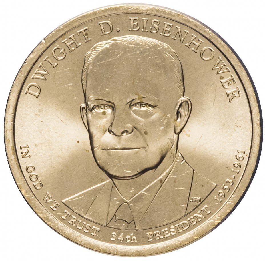 купить США 1 доллар 2015 D "34-й президент США - Дуайт Эйзенхауэр"