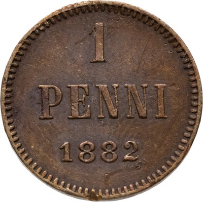 купить 1 пенни (penny) 1882