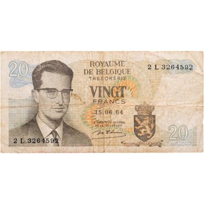 купить Бельгия 20 франков 1964 год
